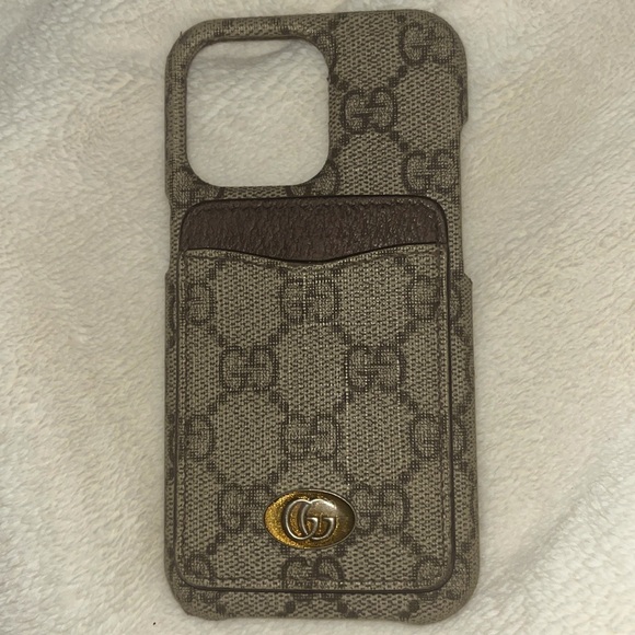 GUCCI iPhone 13 Case w/ Removable Card Case - Picture 3 of 5